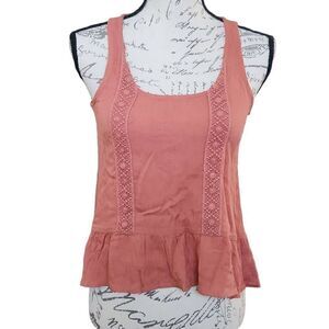 Hippie Rose Women's Size XS Toasted Clay BohO Sleeveless Tank